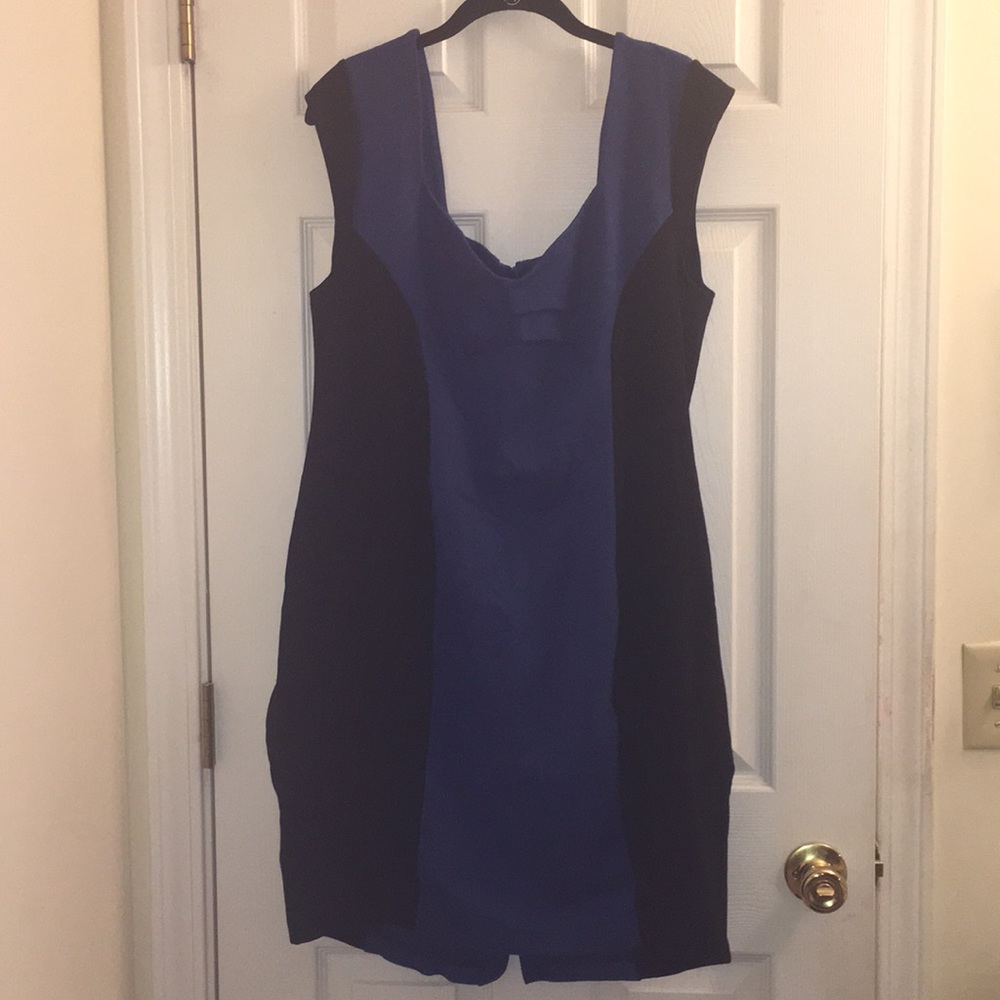 Torrid Black and Blue Dress